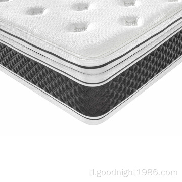 Marangyang Euro Top Pocket Spring Mattress OEM Hotel Mattress